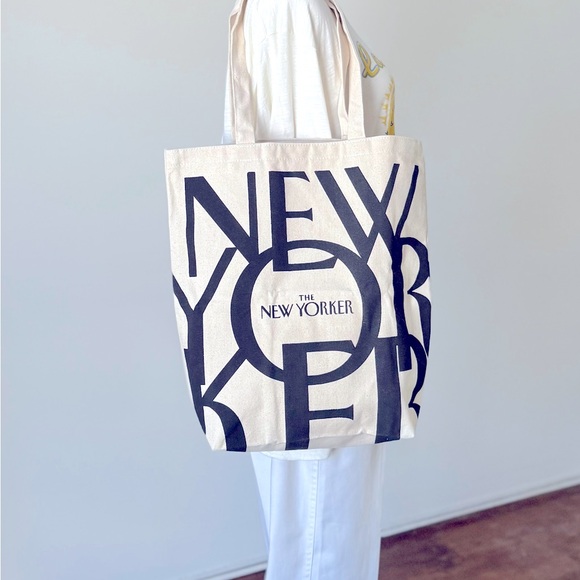 🎁The New Yorker Double Handle
Canvas Tote Bag (NEW) - Picture 1 of 6